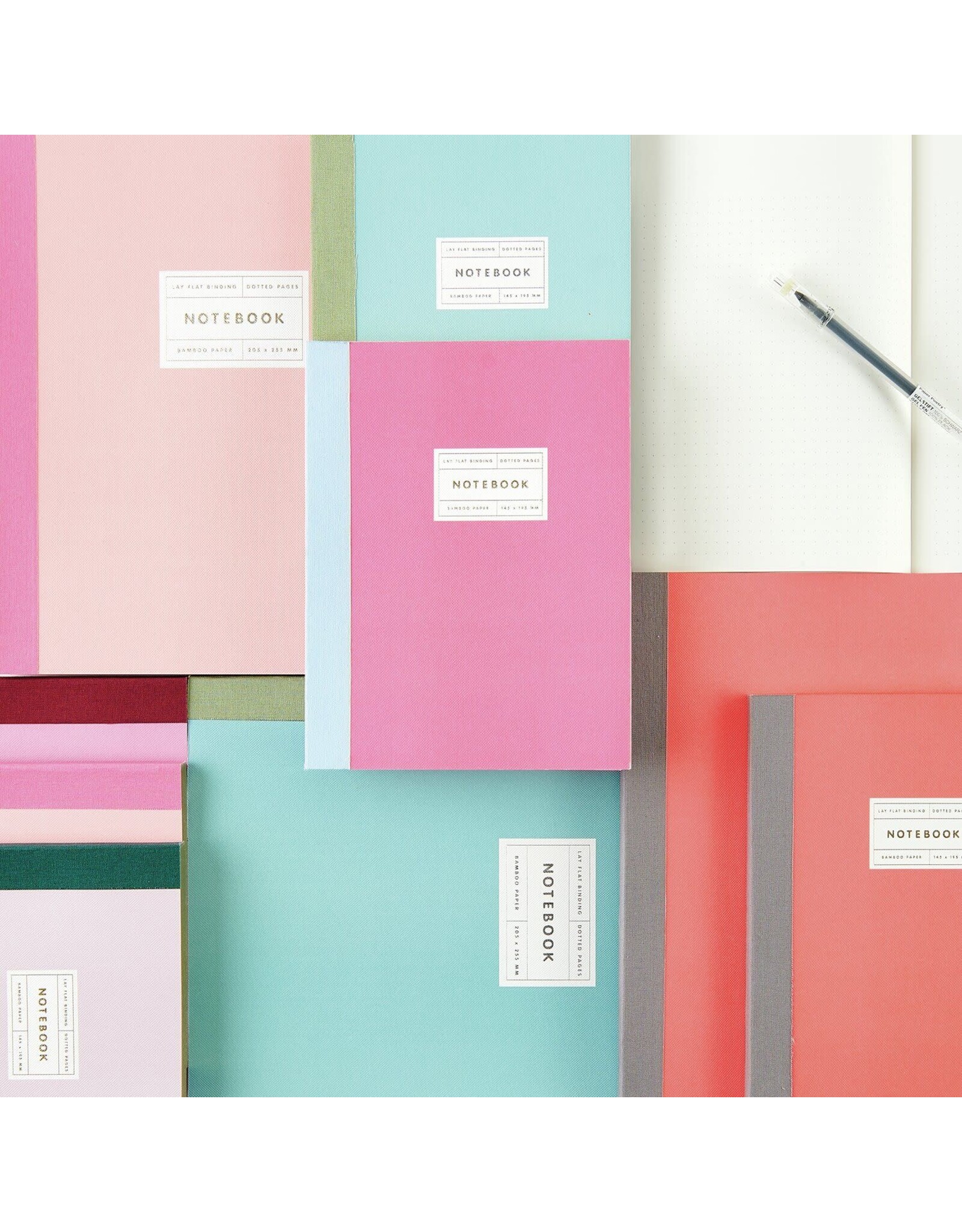 Rico Design Notitieboekje S - Fluo Rood - 80 pages