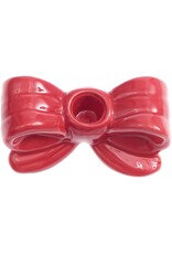 Rico Design Kandelaar Strik, Rood - 5x12x6cm