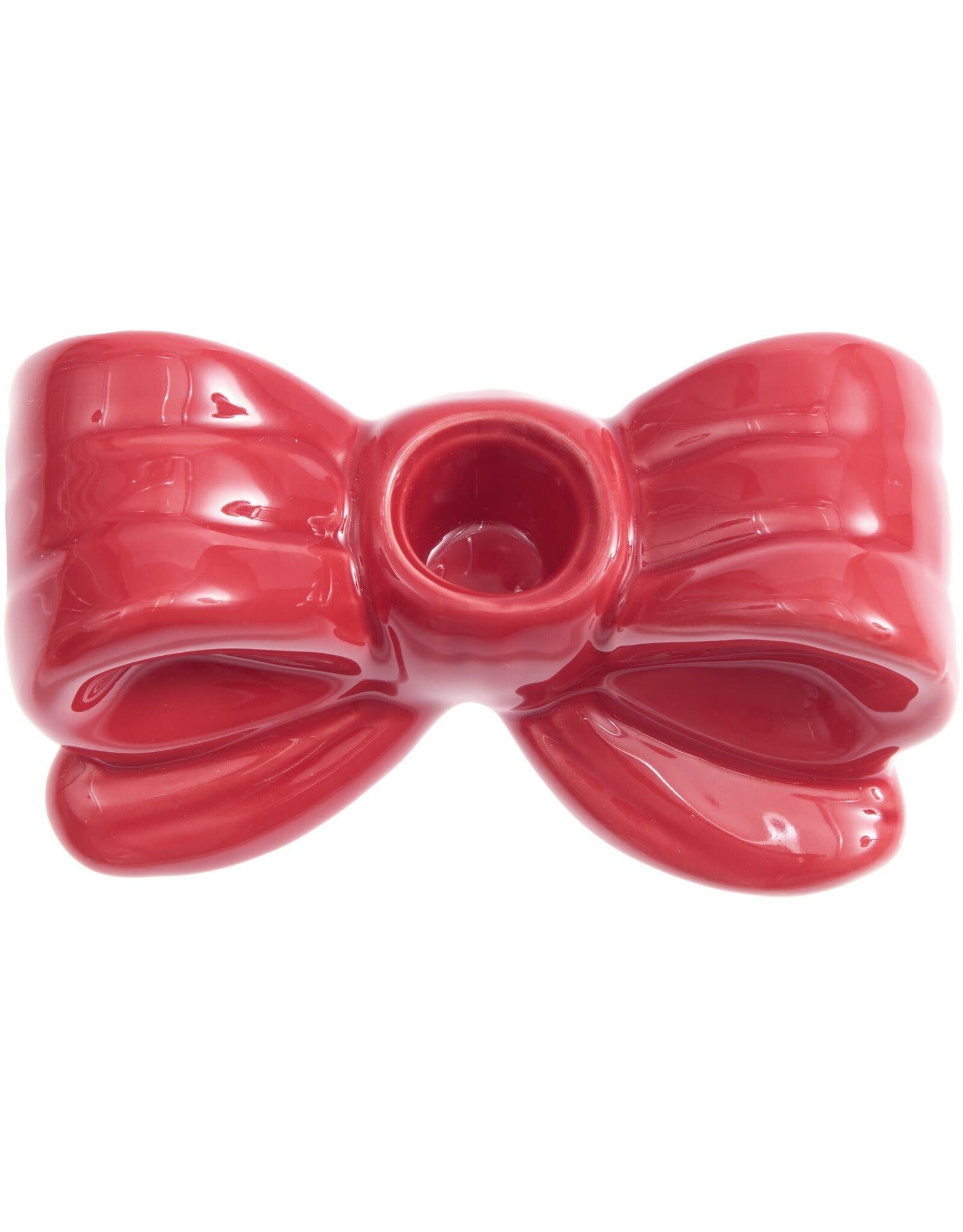 Rico Design Kandelaar Strik, Rood - 5x12x6cm