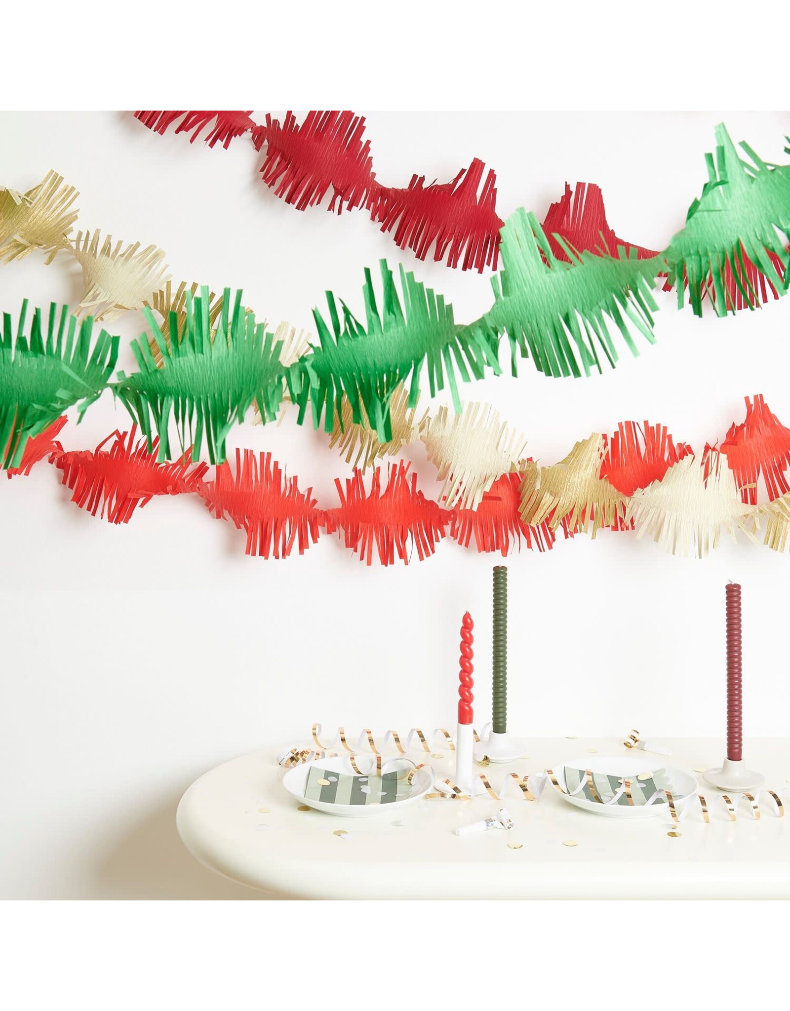 Rico Design Spiraal Kaars - Rouge - Ø2,4 x 18,5cm