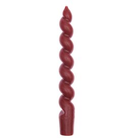 Rico Design Spiraal Kaars - Bordeaux - Ø2,4 x 18,5cm