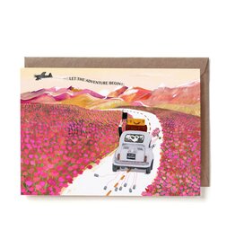 Reddish Design Wenskaart - Marriage Adventure - Dubbele kaart + Envelop