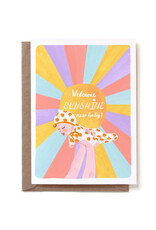 Reddish Design Wenskaart - Baby Sunshine - Dubbele kaart + Envelop