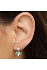 Lulu Copenhagen Oorbel Stud - Gala The Square - Messing Verguld (18k)