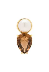 Lulu Copenhagen Oorbel Stud - Gala The Drop - Messing Verguld (18K)