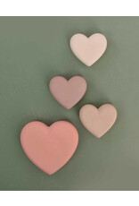 Studio Harm & Elke Big Heart, Coral - 11,5×11× 2 cm