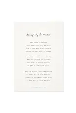 Vlinderkusjes Print A5 - Huisje bij de maan