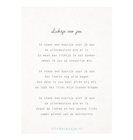 Vlinderkusjes Print A5 - Lichtje voor jou