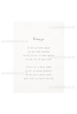 Vlinderkusjes Print A5 - Ik mis je