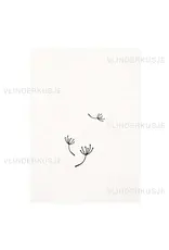 Vlinderkusjes Wenskaart - Pluisje in de wind - Postkaart + Envelop