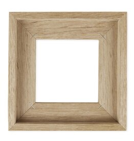 Storytiles Lijst voor tegeltje - 10 x 10 x 2 cm - Duurzaam eikenhout - Met ophangsysteem