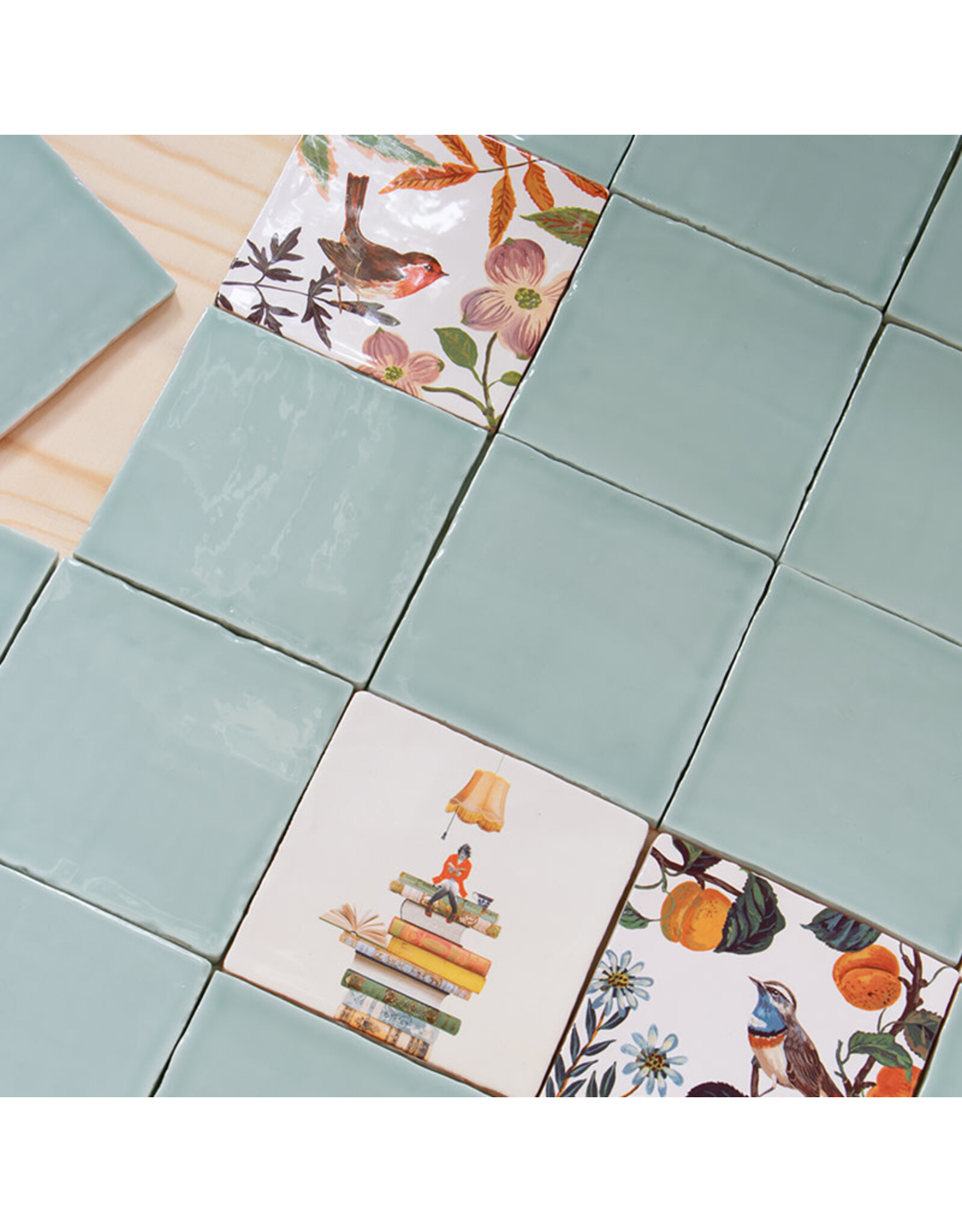 Storytiles Tegel - Boekenwurm