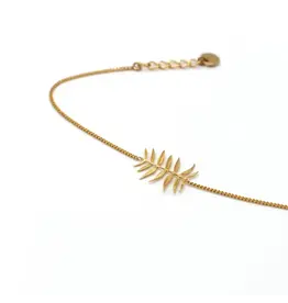 Nadja Carlotti Armband Feuillag - Messing Verguld