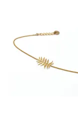 Nadja Carlotti Armband Feuillag - Messing Verguld
