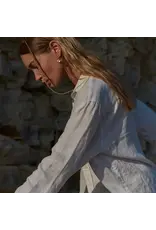 Nadja Carlotti Oorbel Clochette - Petites Créoles - Messing Verguld