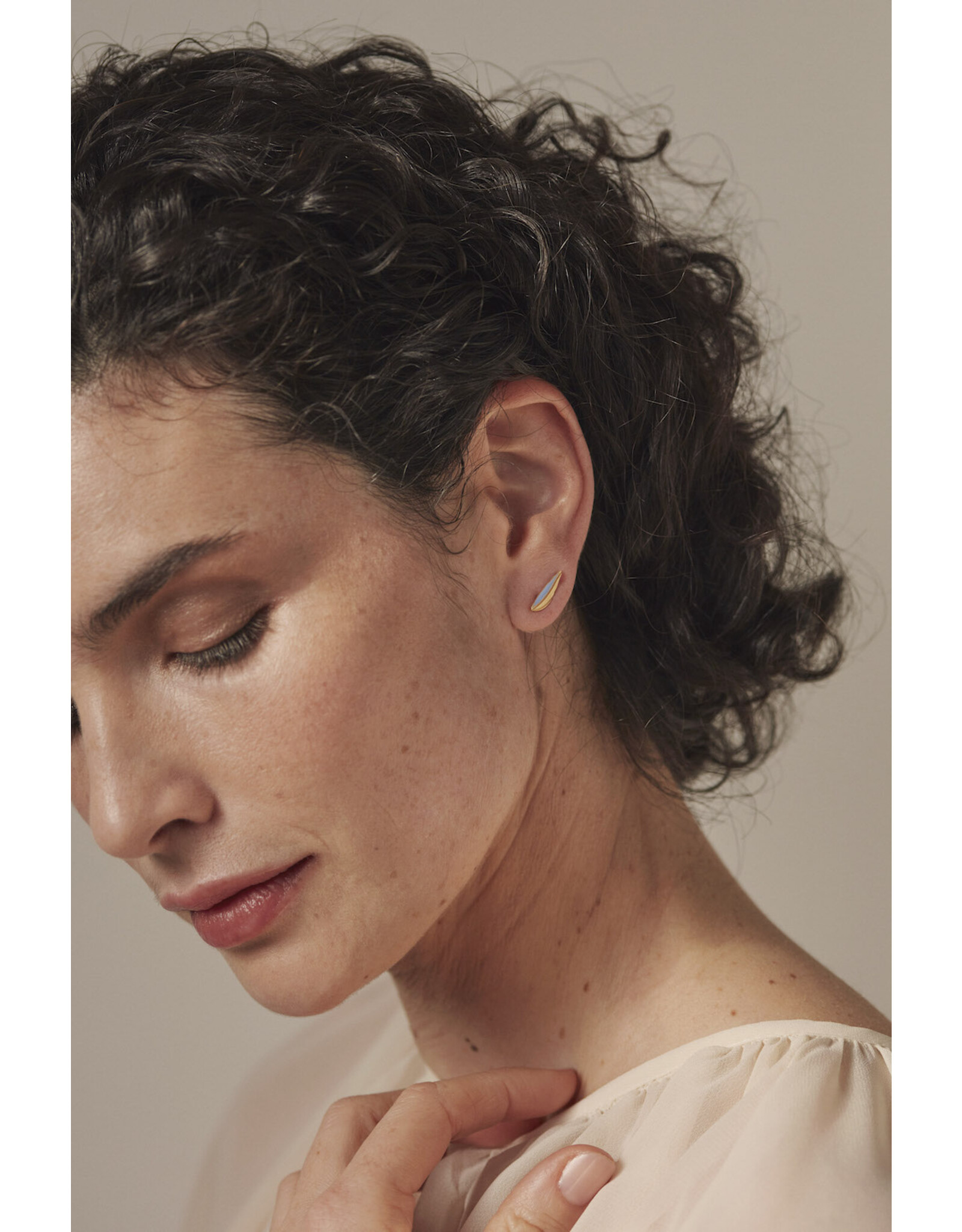 Nadja Carlotti Oorstud Calice - Lila Blauw