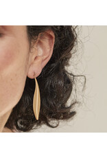 Nadja Carlotti Oorbel Euphorbe - Messing Verguld