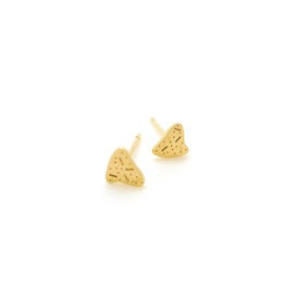 Nadja Carlotti Oorstud Sédiment - Messing Verguld - Patroon B 0,5 x H 0,5 cm