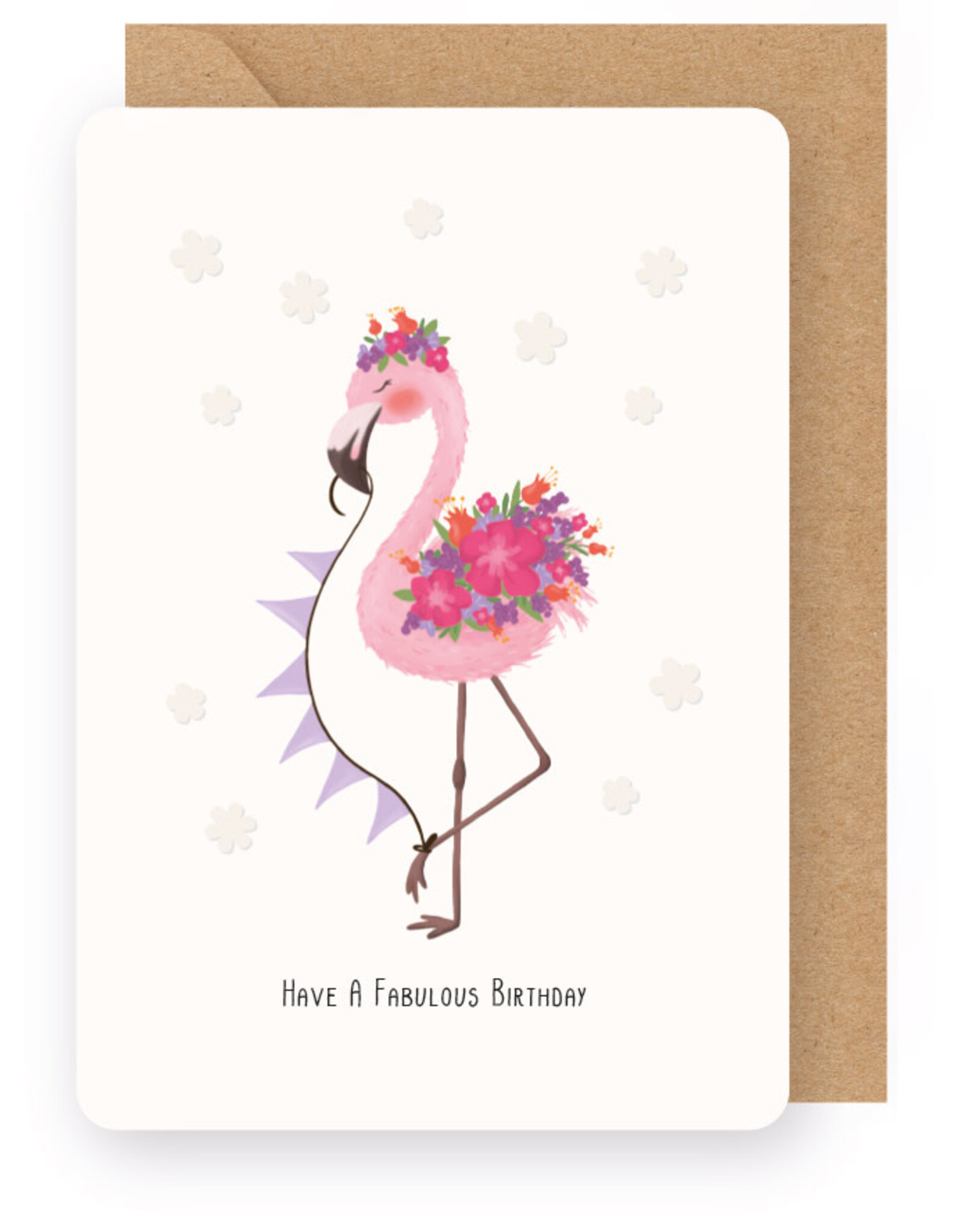 Enfant Terrible Wenskaart - Have a fabulous birthday - Dubbele kaart + Envelop