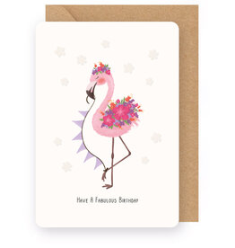 Enfant Terrible Wenskaart - Have a fabulous birthday - Dubbele kaart + Envelop Enfant Terrible Wenskaart - Have a fabulous birthday - Dubbele kaart + Envelop