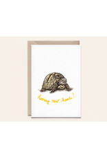 Kathings Wenskaart - Landschildpad - Dubbele kaart + Envelop