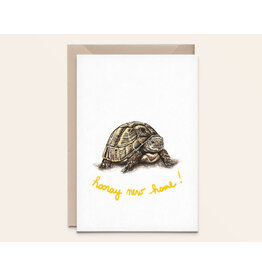 Kathings Wenskaart - Landschildpad - Dubbele kaart + Envelop