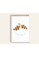 Kathings Wenskaart - Clownfishes little one - Dubbele kaart + Envelop
