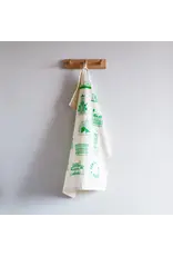 mmmMar Theedoek Gebouwen Gent 2.0 - Groen - 48 x 70 cm - 100% Katoen
