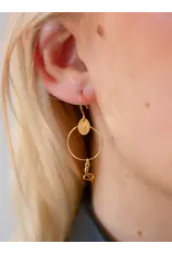 Murielle Perrotti Oorbel MP - Snake, Creool&Ketting - Goud - Asym