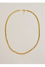 Judith Benita Ketting - Aava Twist - Messing Verguld (24K)
