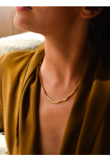 Judith Benita Ketting - Aava Twist - Messing Verguld (24K)