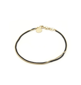 Judith Benita Armband Sunny - Noir - Messing Vergulde (24K) Judith Benita Armband Sunny - Noir - Messing Vergulde (24K)