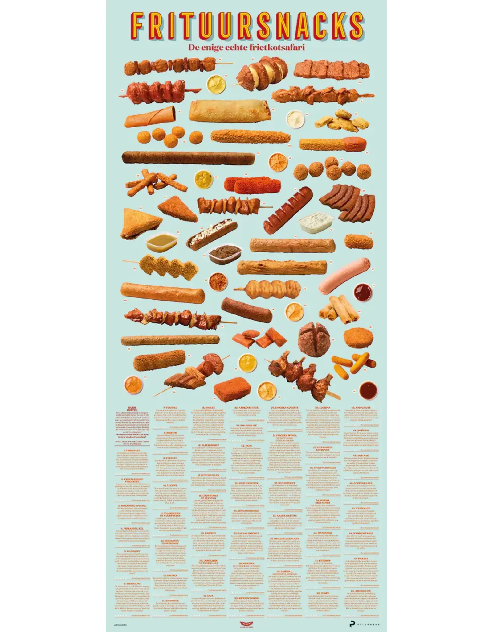Stratier Spelposter XL - Frituursnacks