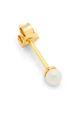 Lulu Copenhagen Oorbel Stud - Color Ball, Stone Opal - Single - 3mm