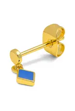 Lulu Copenhagen Oorbel - Confetti Dangling, Blue - Single