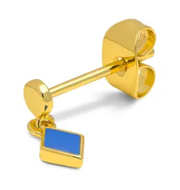 Lulu Copenhagen Oorbel - Confetti Dangling, Blue - Single