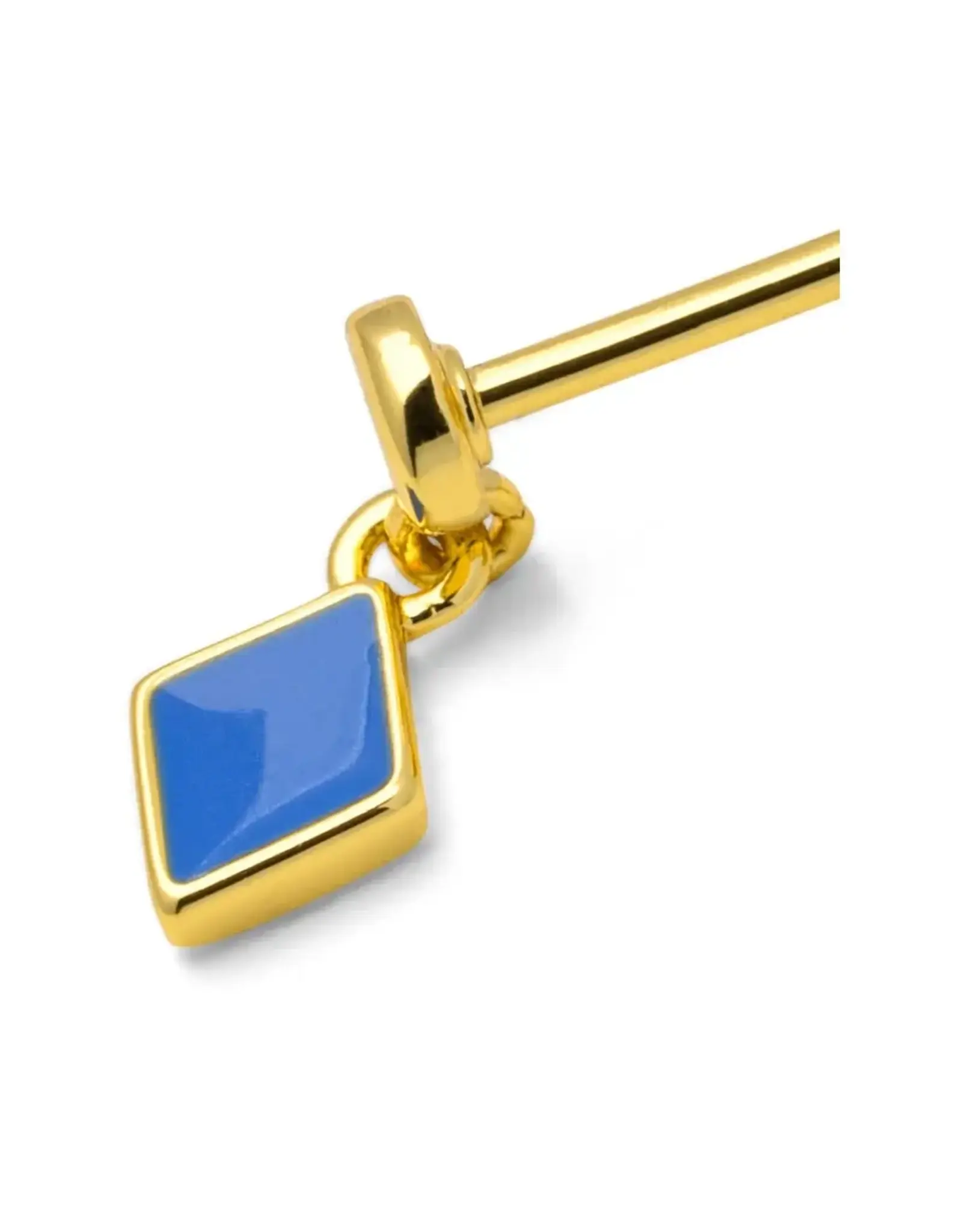 Lulu Copenhagen Oorbel - Confetti Dangling, Blue - Single