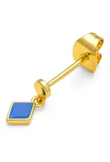 Lulu Copenhagen Oorbel - Confetti Dangling, Blue - Single