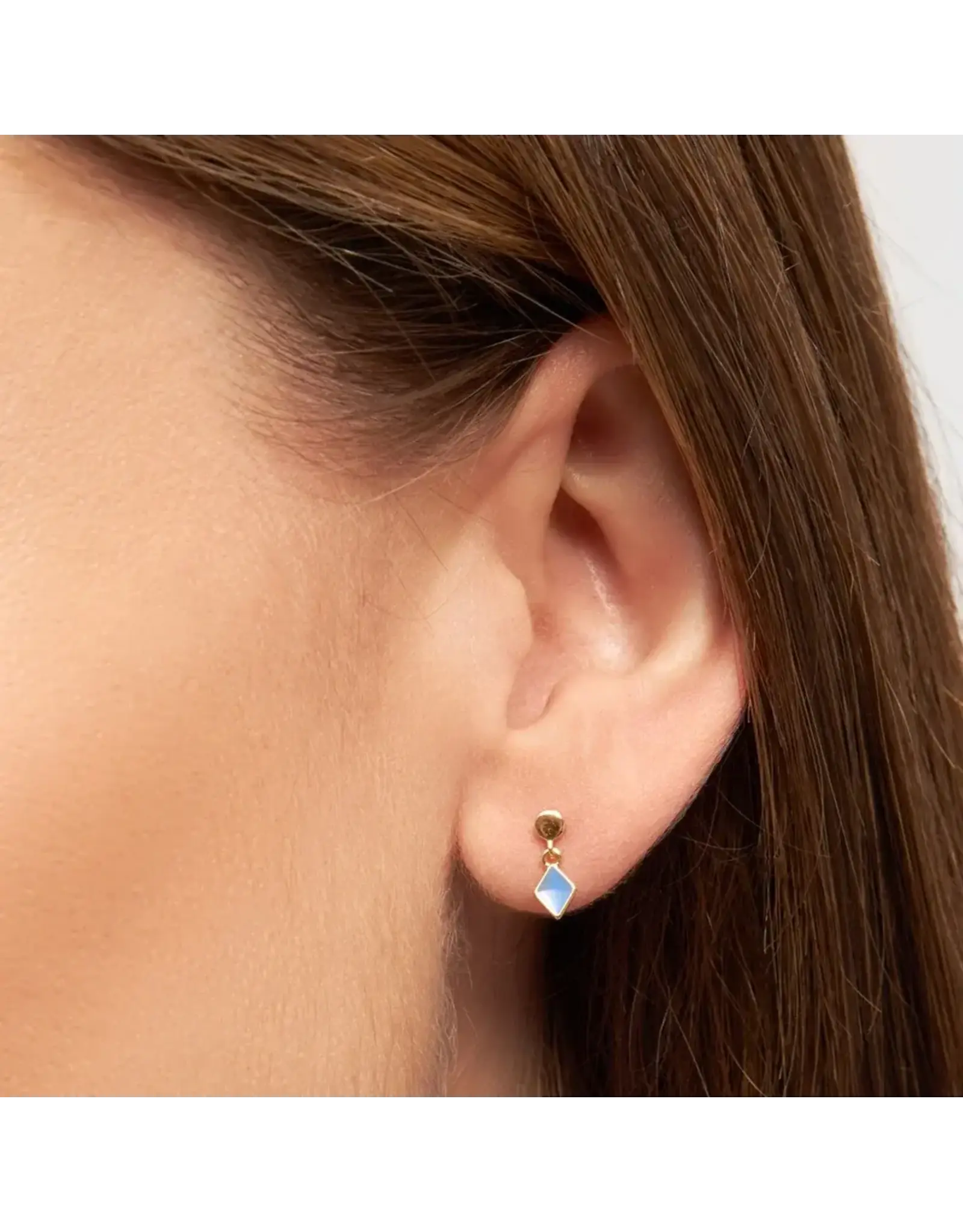 Lulu Copenhagen Oorbel - Confetti Dangling, Blue - Single