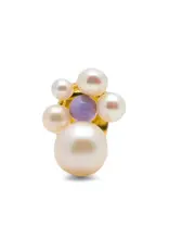 Lulu Copenhagen Oorbel - Bouquet Pearls, Lavender - Single
