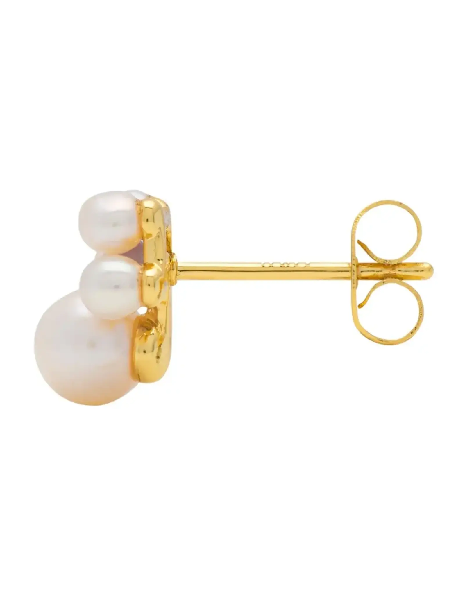 Lulu Copenhagen Oorbel - Bouquet Pearls, Lavender - Single