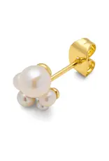 Lulu Copenhagen Oorbel - Bouquet Pearls, Lavender - Single