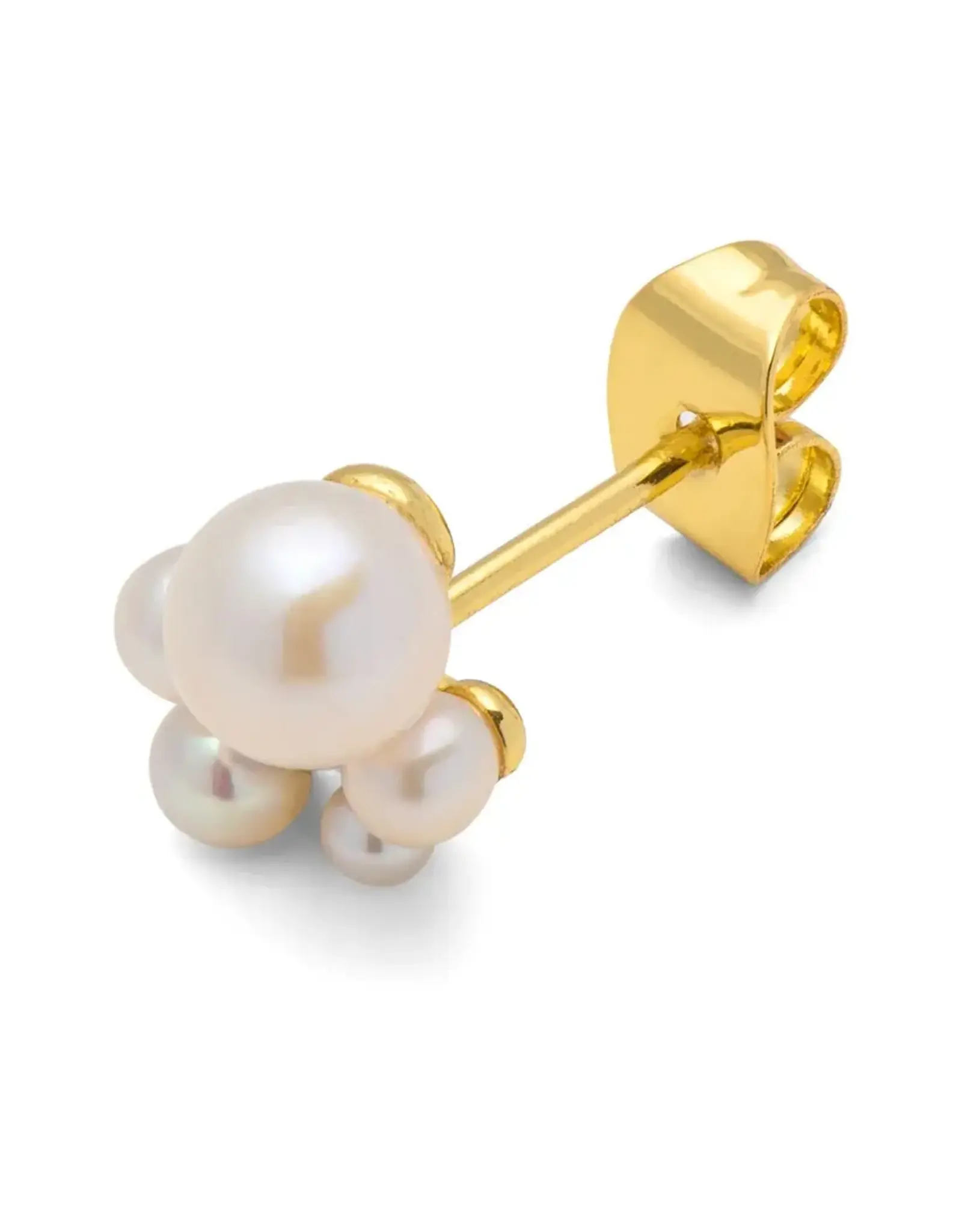 Lulu Copenhagen Oorbel - Bouquet Pearls, Lavender - Single