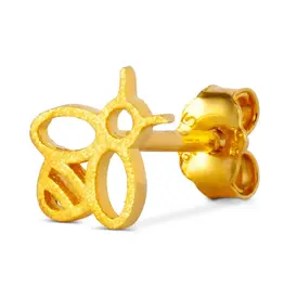 Lulu Copenhagen Oorbel - Bzzz, Goud - Single