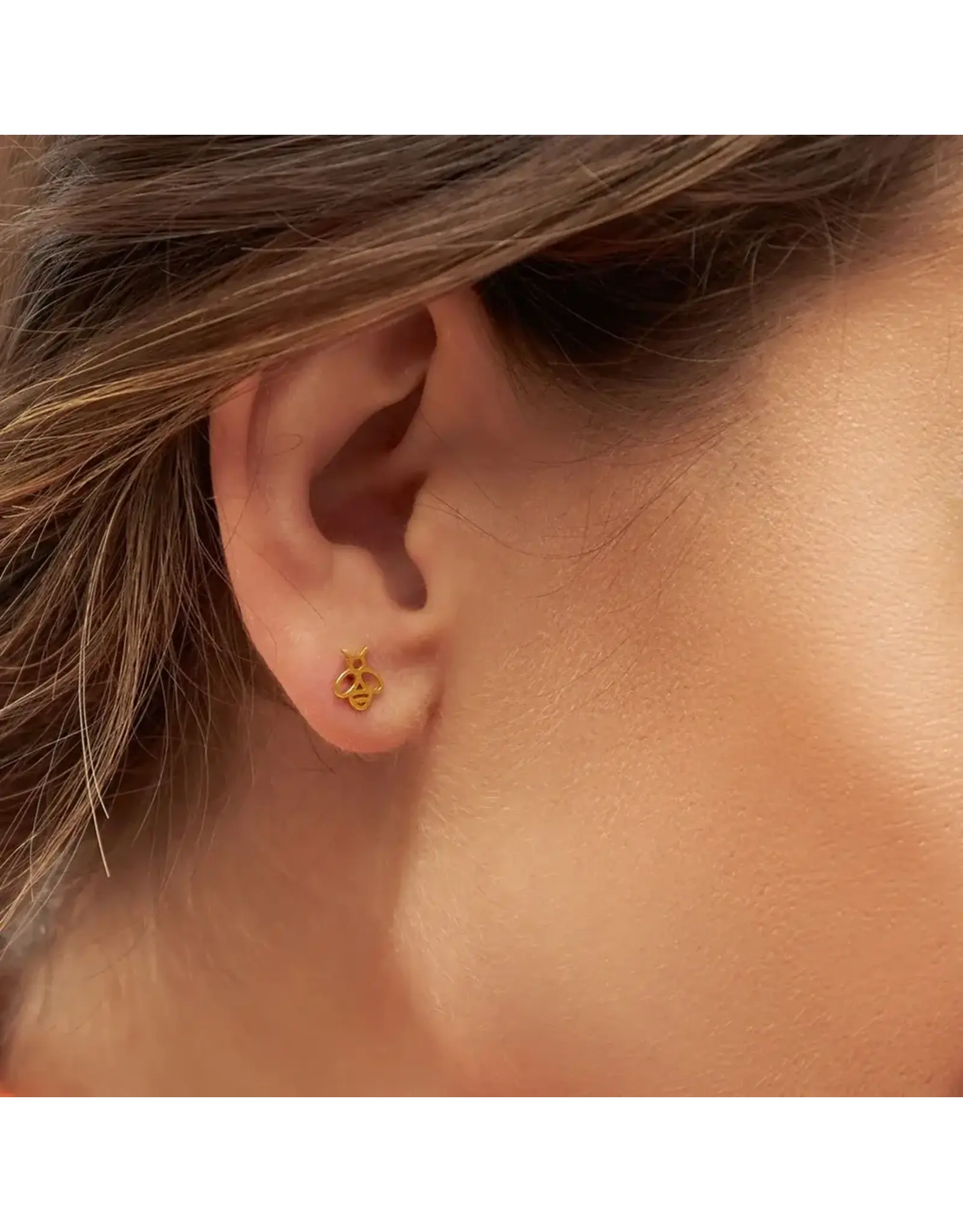 Lulu Copenhagen Oorbel - Bzzz, Goud - Single