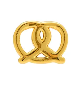 Lulu Copenhagen Oorbel - Pretzel, Goud - Single