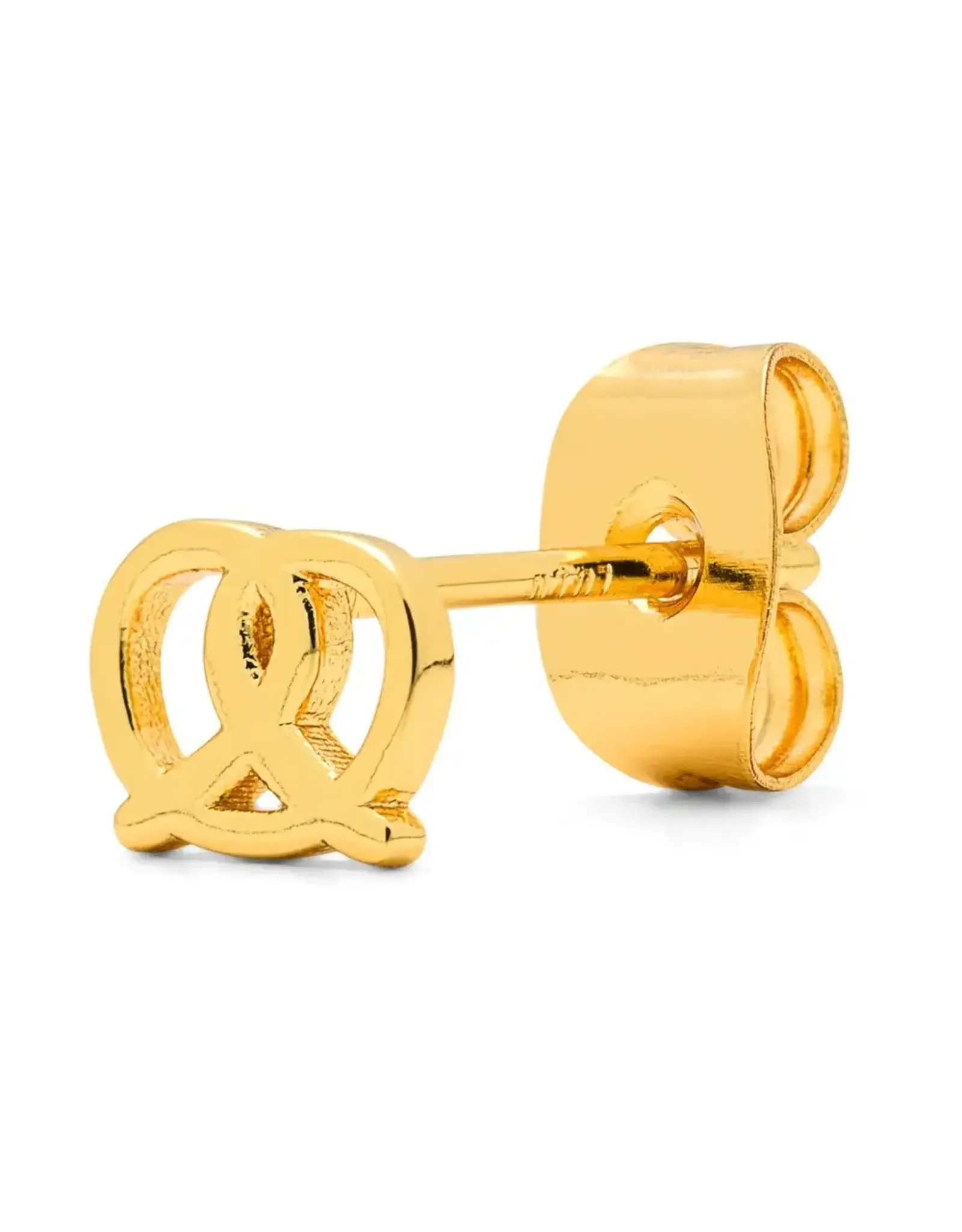 Lulu Copenhagen Oorbel - Pretzel, Goud - Single