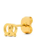 Lulu Copenhagen Oorbel - Pretzel, Goud - Single