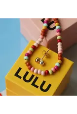 Lulu Copenhagen Oorbel Stud - Double Color Ball, Goud/Zilver - Single