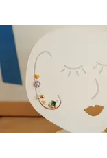 Lulu Copenhagen Oorbel Stud - Double Color Ball, Goud/Zilver - Single